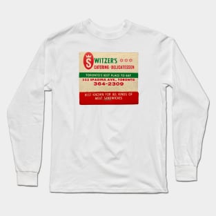 Switzer's Delicatessen Matchbook Long Sleeve T-Shirt